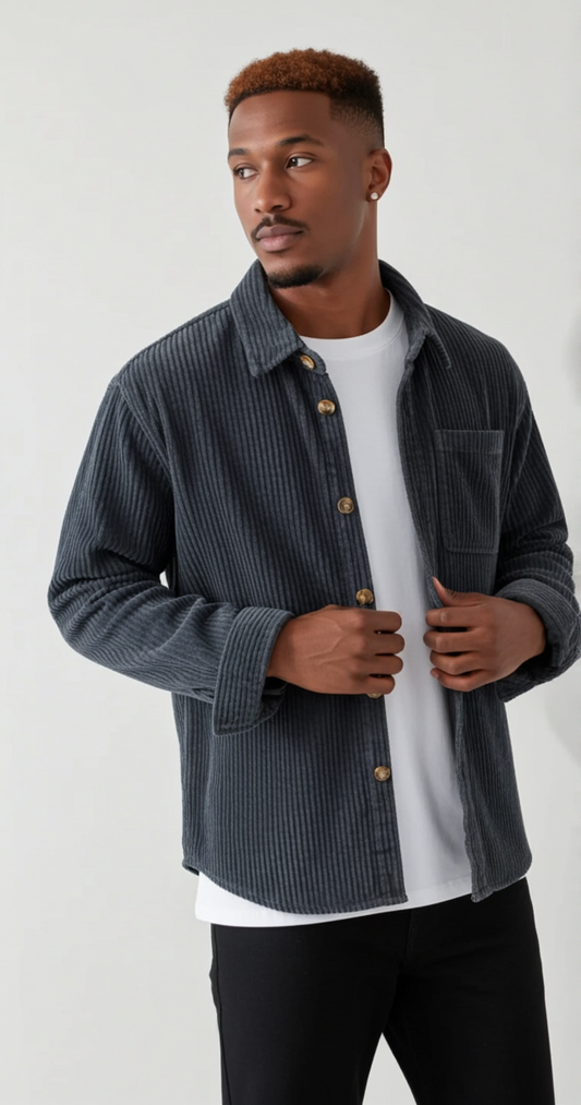 Londres | Sobrecamisa de pana suave