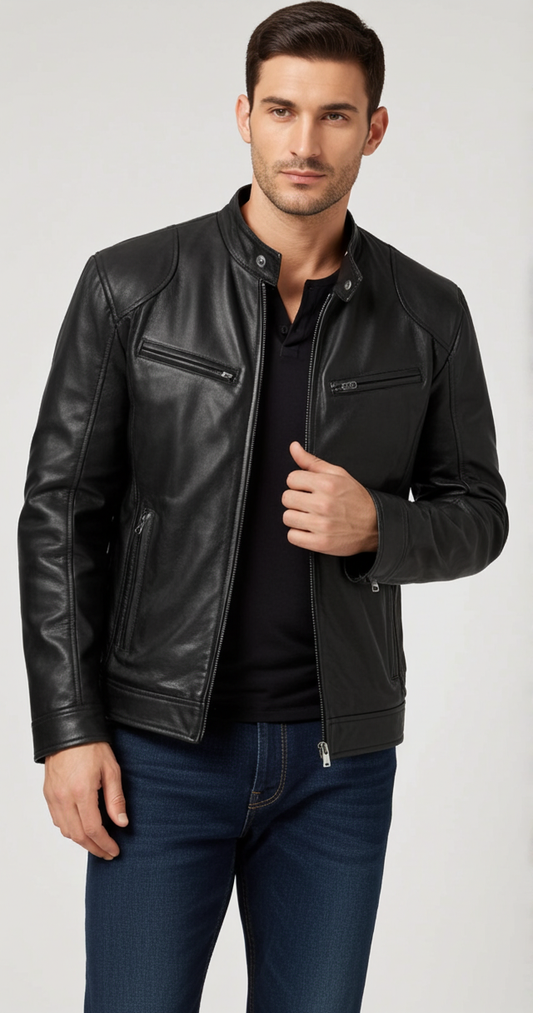 Oscar | Chaqueta de cuero